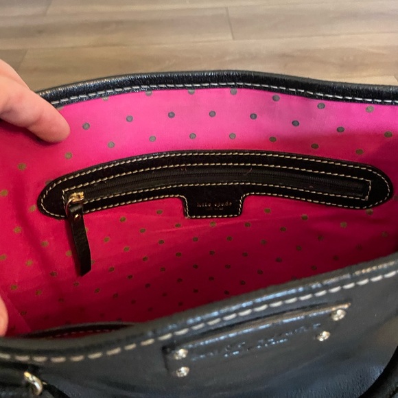 Kate Spade Black Leather Tote ✨HOST PICK✨ - Picture 3 of 10